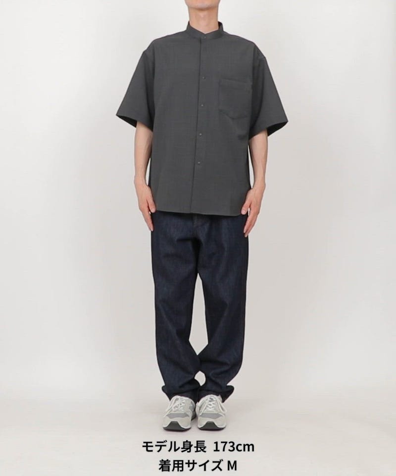 FREAK'S STORE/【新色追加】速乾素材 リラックスフィット バンドカラー