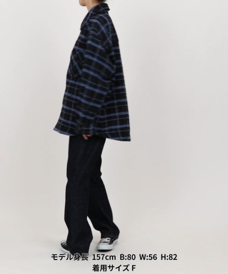 極美品　ネイビー系チェック柄CPOジャケット FREAK'S STORE/CPO チェック シャツジャケット｜Daytona Park(FREAK'S