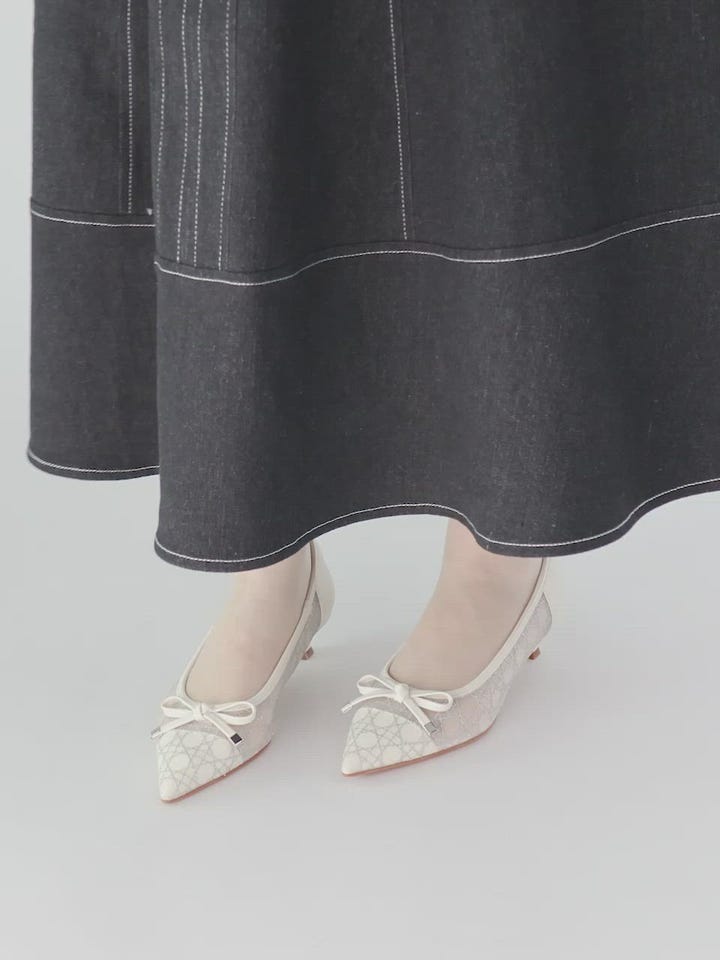 グリッターラインチュールパンプスRANDA公式サイト