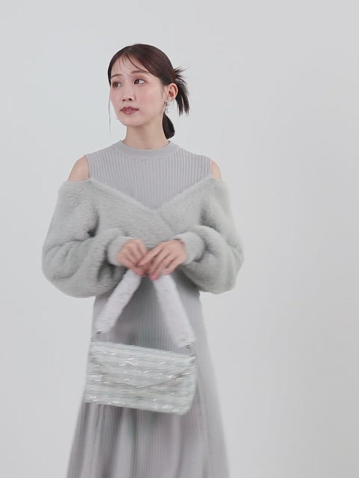 フェザードッキングニットワンピースRANDA公式サイト