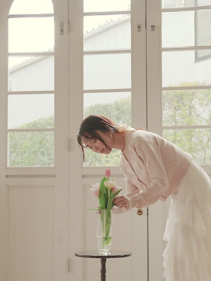 Tulip Collection】フラワーモチーフカーディガンRANDA公式サイト