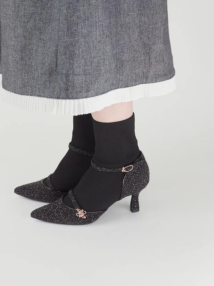 SALE】パンプスライクニットドッキングブーツRANDA公式サイト