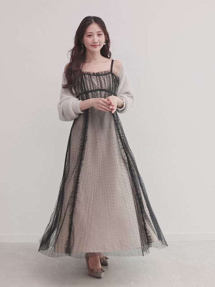 ビスチェデザインプリーツキャミワンピースRANDA公式サイト