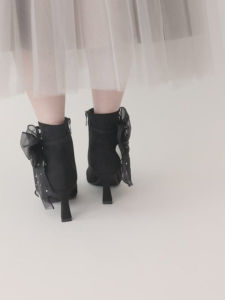 2WAY シアーリボンショートブーツRANDA公式サイト