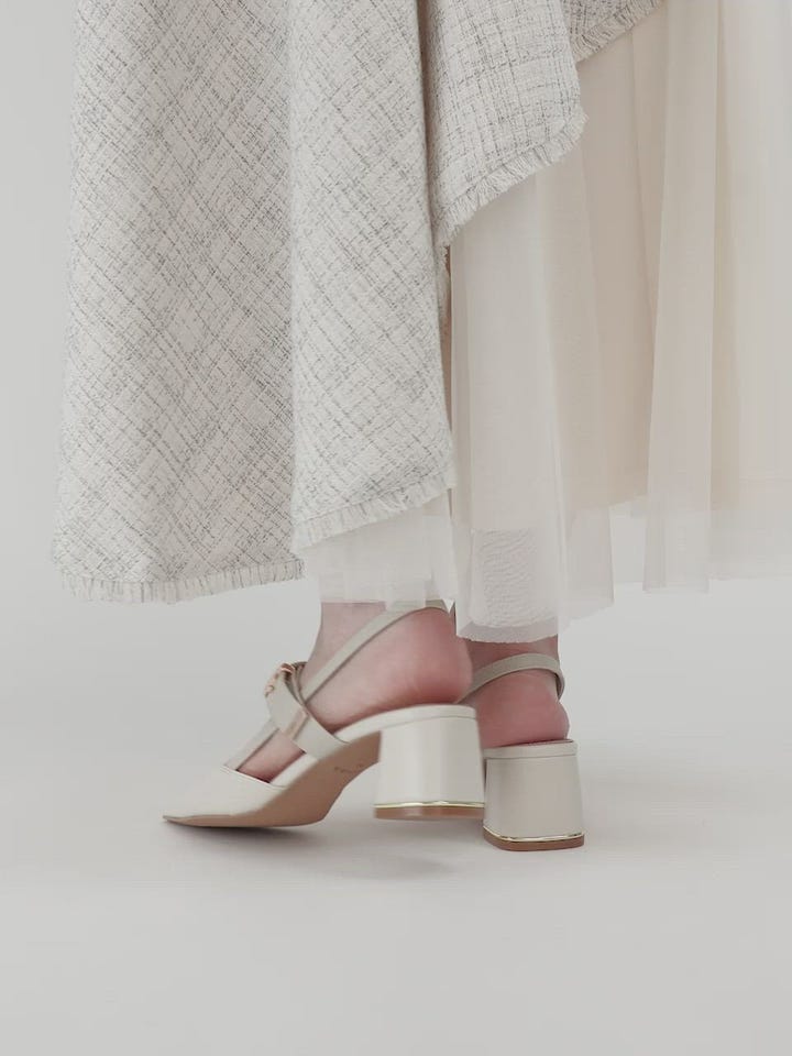 SALE】ゴールドパーツバックストラップパンプスRANDA公式サイト