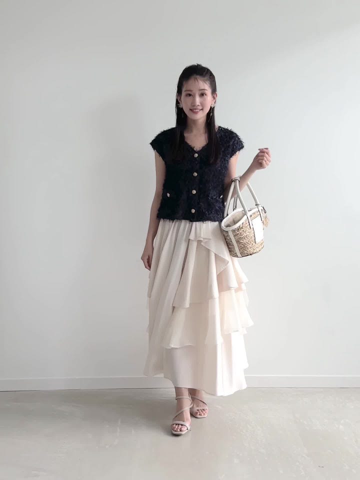 SALE】アシンメトリーティアードスカートRANDA公式サイト