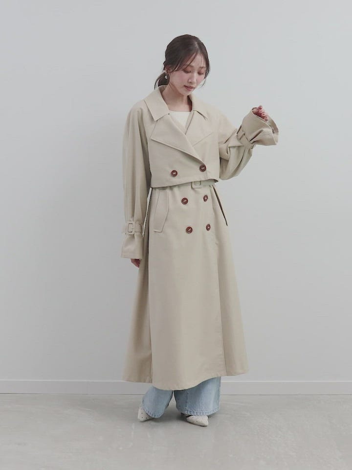 3WAYトレンチコートRANDA公式サイト