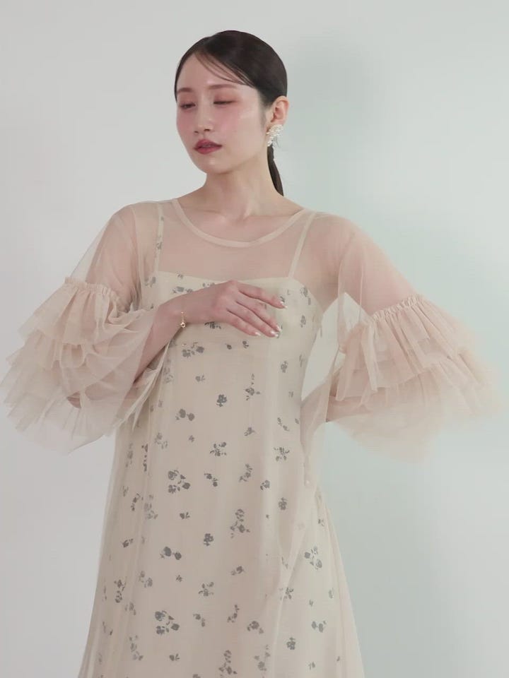 ツナクラネワンピース SALE】マルチフラワービジューワンピースRANDA公式サイト