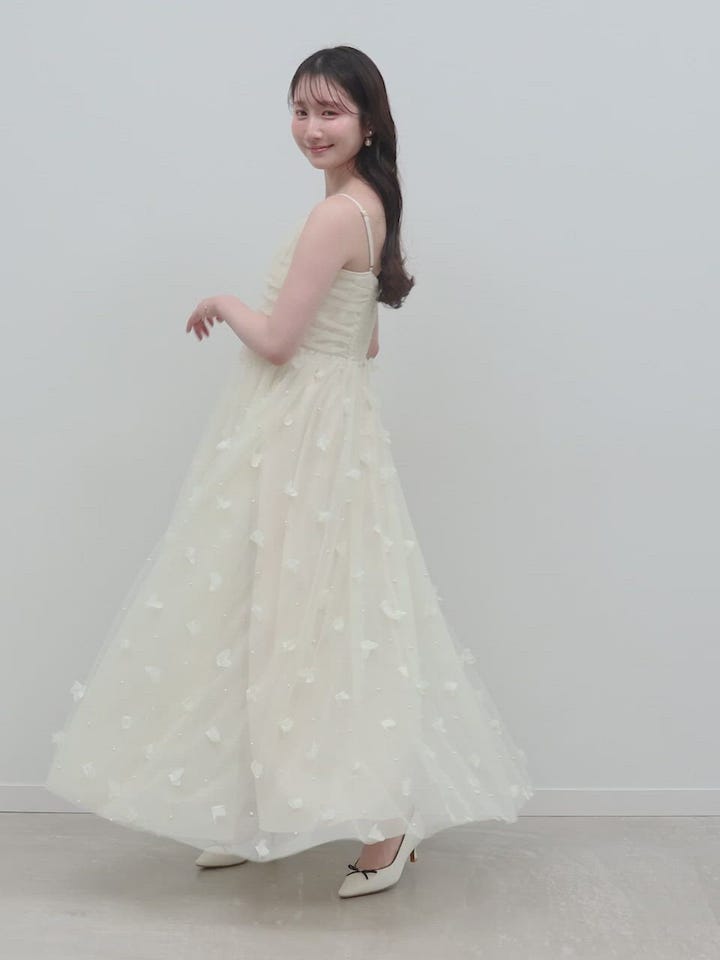 Flower Collection】3DフラワーチュールキャミワンピースRANDA公式サイト