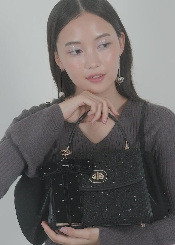 Holiday Collection】2WAY リボンチャームハンドバッグRANDA公式サイト