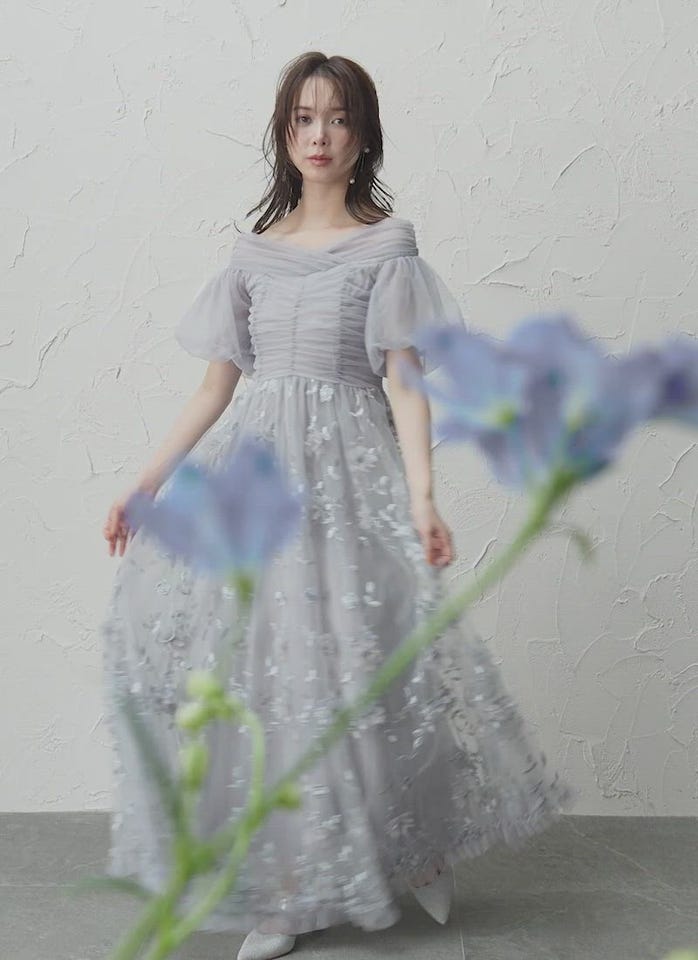 ROTATE ロテート ワンピース Floral embroidered mesh 992421 ROTATE ロテート ワンピース Floral embroidered mesh 992421
