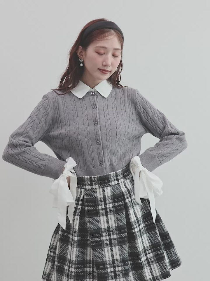 シャツドッキングレイヤードニット シャツドッキングレイヤードニットRANDA公式サイト