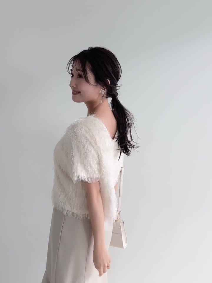 SALE】2WAYラメシャギークロップドトップスRANDA公式サイト
