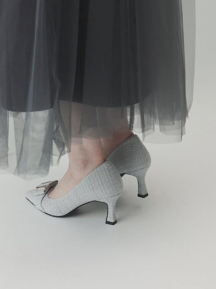 ビジューメタルパーツポインテッドトゥパンプスRANDA公式サイト