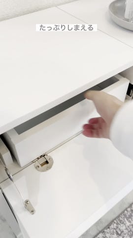伸縮ローボード(幅88-171cm) ドレッサー兼用テレビ台 ロー