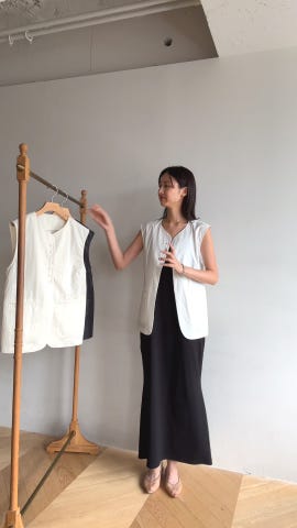 MATERIAL MEDIUMシャツベスト