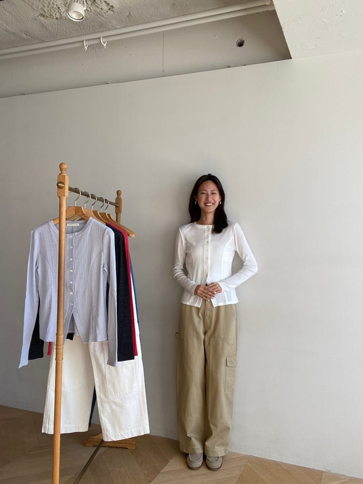 ニーパッチルーズカーゴパンツ