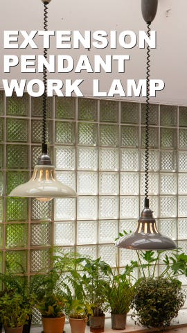 DULTON ONLINE SHOP | EXTENSION PENDANT WORK LAMP RAW(RAW): 家具
