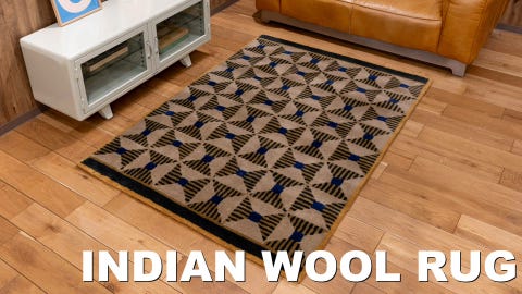 DULTON ONLINE SHOP | INDIAN WOOL RUG L B-BLUE 2000×2422(2000×2422