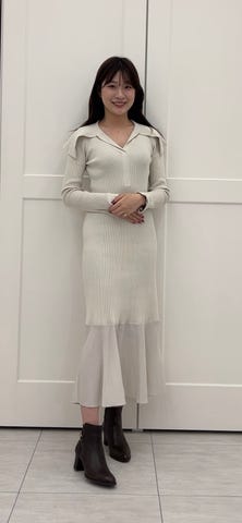 ダイアナ　ベージュ　レザー　ショートブーツ　サイドファスナー　24 美品☆ ダイアナ ベージュ レザー ショートブーツ サイドファスナー 24 美品