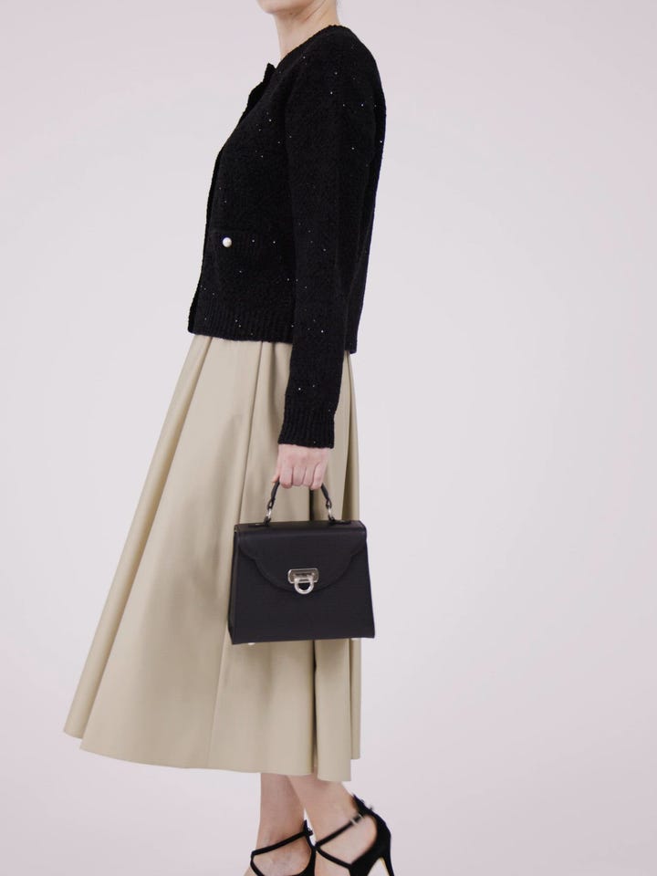 スパンコールニットジャケット: AVENIRETOILE公式通販｜m-i-d e