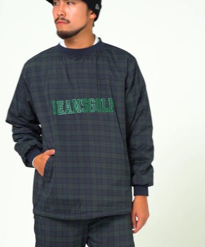リュちん　BEAMS GOLFダイヤキルト プルオーバーＬゴルフウェア リュちん BEAMS GOLFダイヤキルト プルオーバーLゴルフウェア