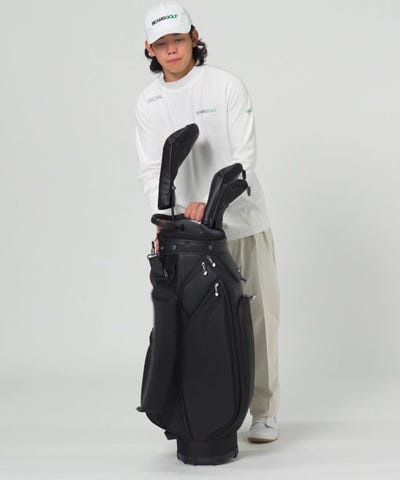 BEAMS GOLF（ビームス ゴルフ）スクリプトロゴ ブラック キャディ