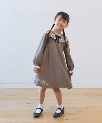 こども ビームス（こども ビームス）セレモニー スカラップ 刺繍