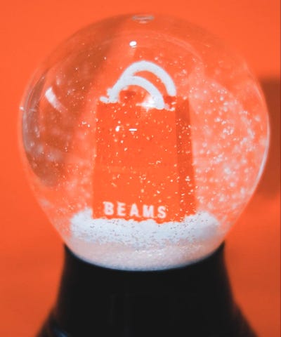 bPr BEAMS（bPrビームス）【別注】PERZY / SNOWGLOBE BEAMS SHOPBAG