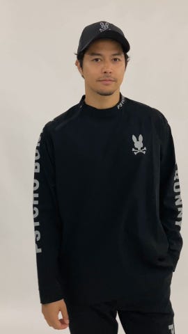 WEB限定]リラックスフィット モックネックロングスリーブTシャツ