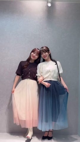 ノースリニット×6分袖カーデアンサンブル | ニット | NOELA