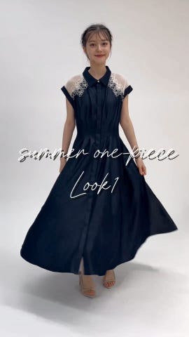 刺繍シアーワンピース | シャツワンピース | Noela OFFICIAL WEB