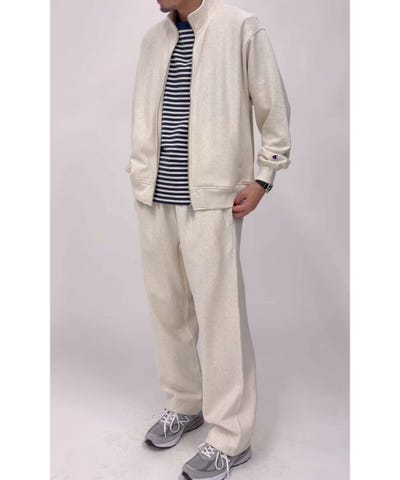 SHIPS別注】Champion: リバースウィーブ スウェット スタンド ジップ