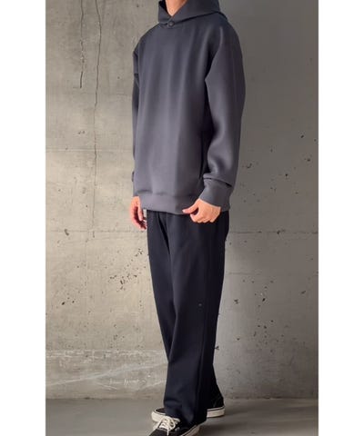 SHIPS any: カラー ダンボール スナップ プルオーバー パーカー 25AW