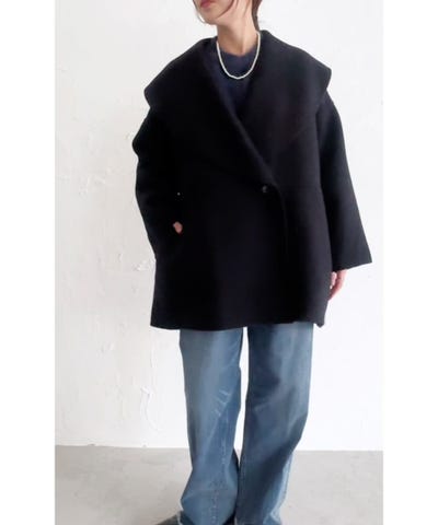quaranciel: リバー ケープ ショート コート 25AW｜ SHIPS 公式サイト