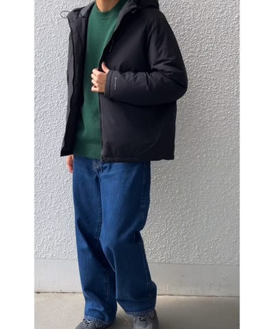 SHIPS any:〈撥水/防風等〉多機能 ダウン フード ブルゾン 25AW