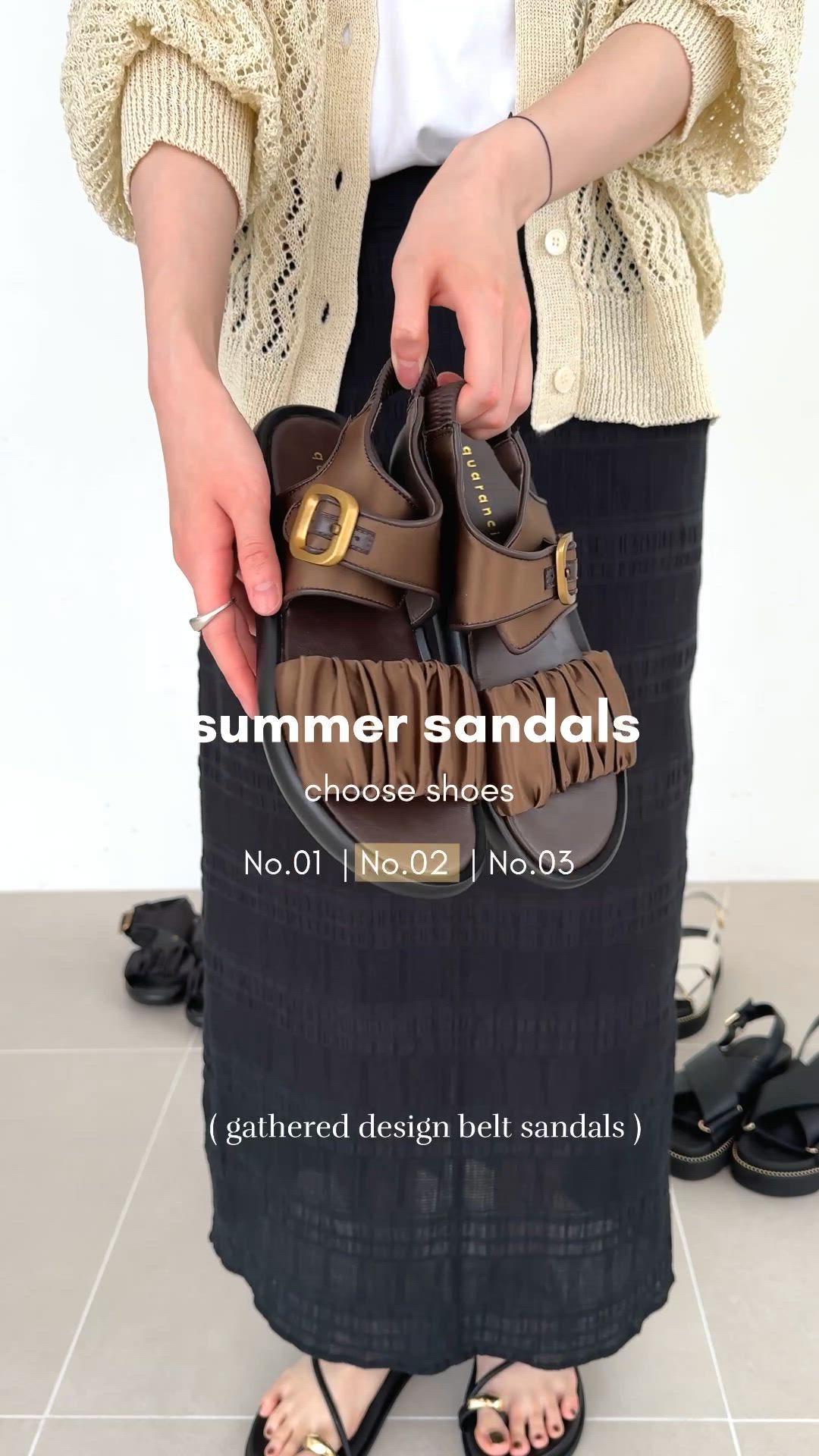 2025.07.02 UP | SUMMER SANDALS COLLECTION