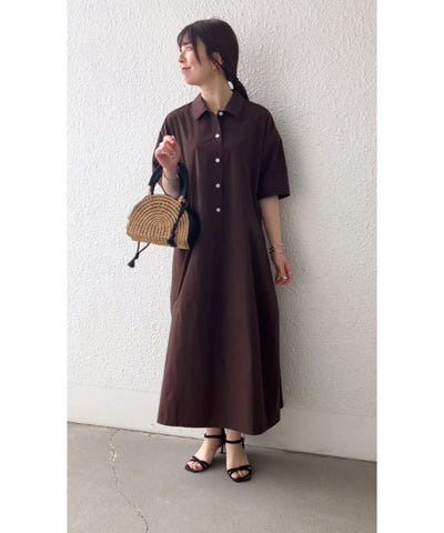 Deuxieme Classe 2way タイプライターシャツ ワンピース DEUXIEME CLASSE - 2way タイプライター シャツ ワンピースの通販 by