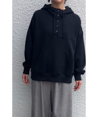 SHIPS any:〈洗濯機可能〉USAコットン 裏起毛 フーディー ルーズ プル