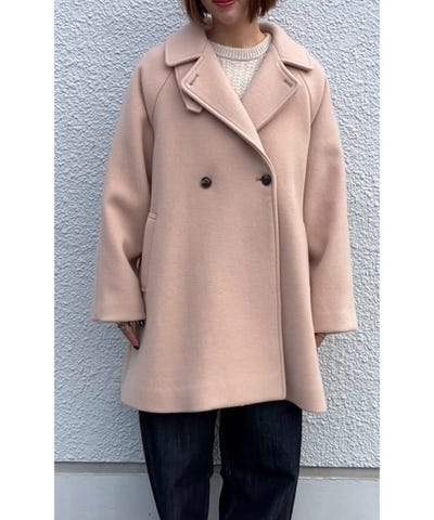 一部追加予約》【WEB限定】PURE WOOL スタンド & テーラード ハーフ