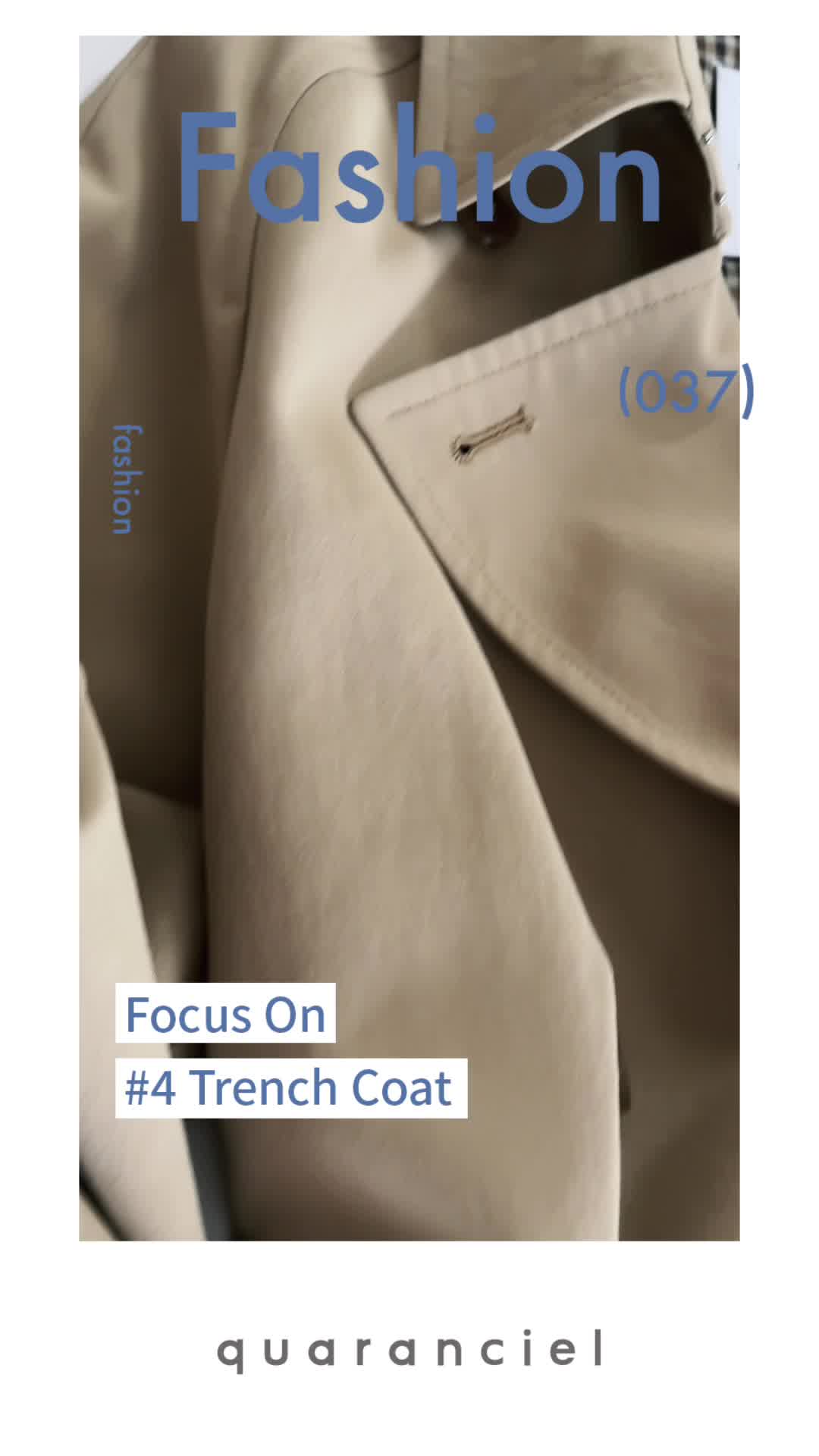 2023.09.05 UP | Focus On #4 Trench Coat 