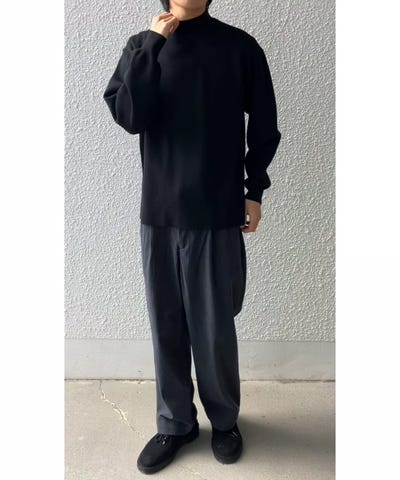 SHIPS any: 〈手洗い可能〉 ミラノリブ モックネック ニット 25AW