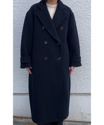 WEB限定】SHIPS any: PURE WOOL ロング テーラード コート｜ SHIPS