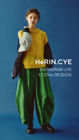 HeRIN.CYEの公式通販サイト|SHEL'TTER WEBSTORE