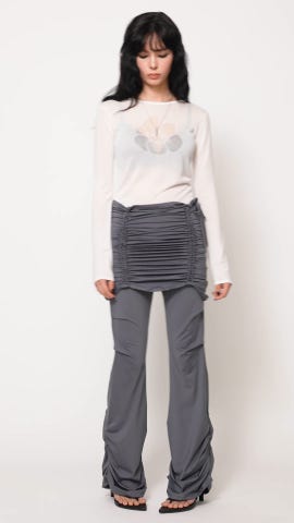 LAGUA GEM | EASY 2PIECE FLARE パンツ (パンツ ) |SHEL'TTER