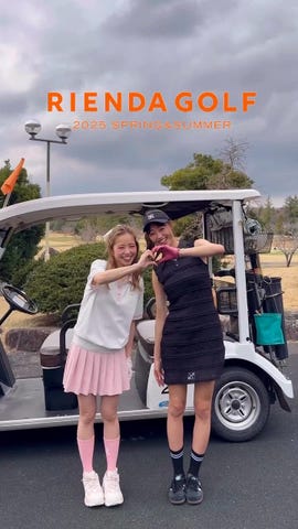 リエンダ　ゴルフ　セットアップ　M RIENDA GOLF】セットアップ