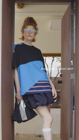 HeRIN.CYE | Switching cut tops (Tシャツ・カットソー(半袖