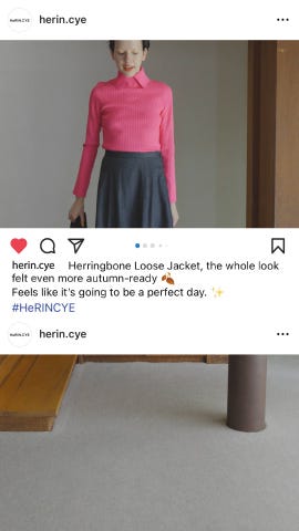 HeRIN.CYE | Herringbone loose jacket (ジャケット ) |SHEL'TTER WEBSTORE
