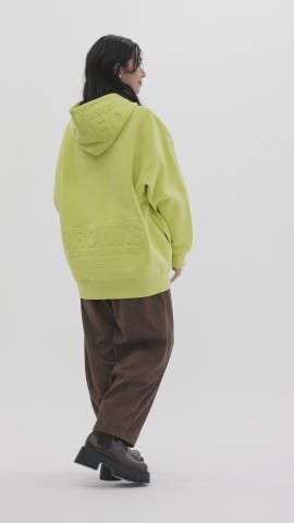 RODEO CROWNS WIDE BOWL | 【UNISEX】エンボスBIG ZIPパーカー