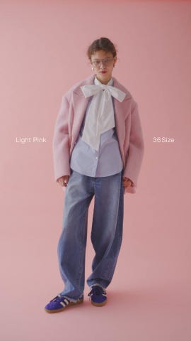 HeRIN.CYE | Shaggy big jacket (ジャケット ) |SHEL'TTER WEBSTORE